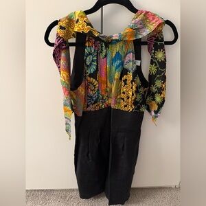 Trina Turk Multicolor Paisley Halter Dress